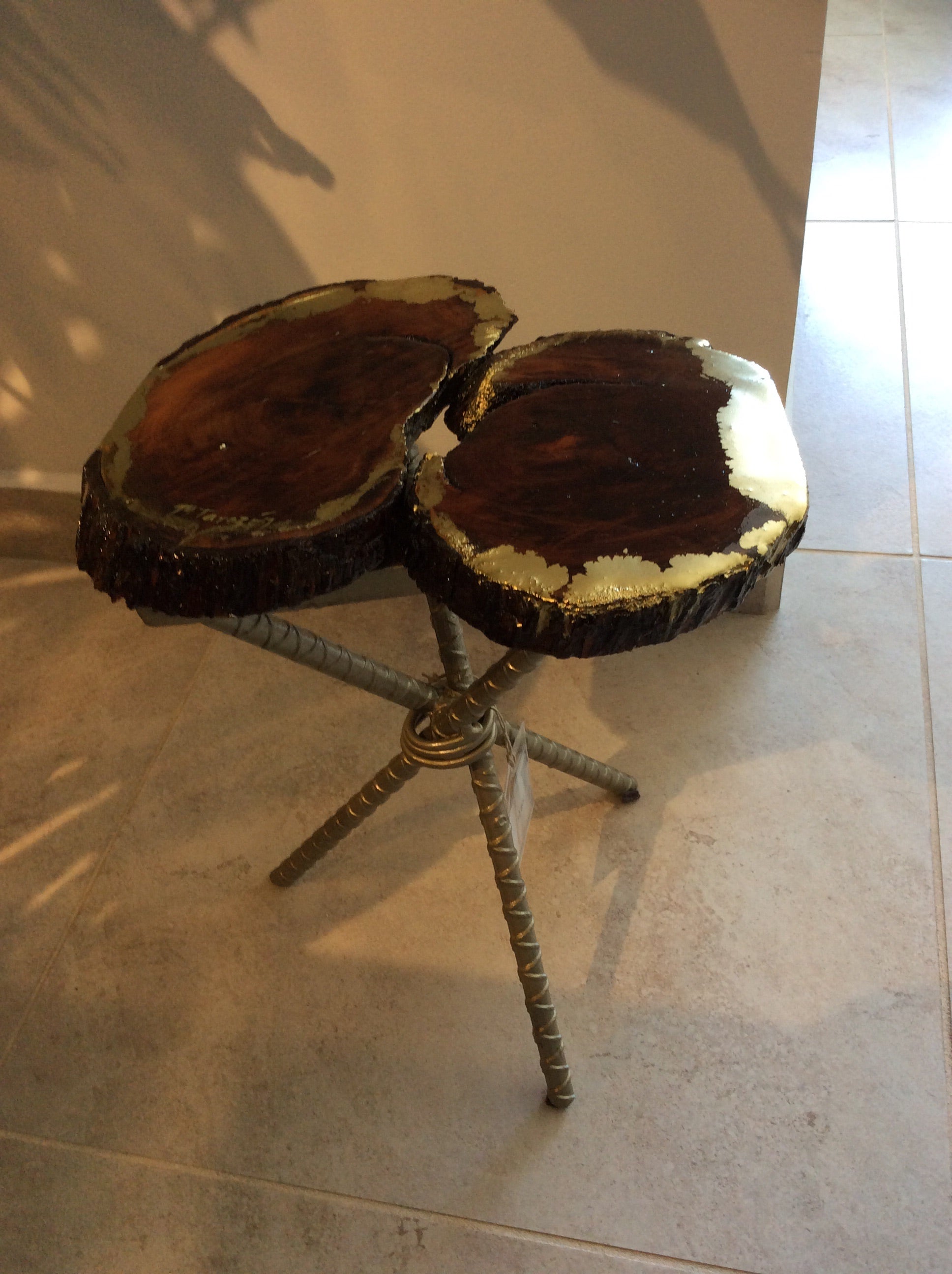 TRONQUITOS DE MADERA CON RESINA