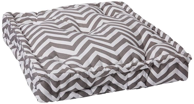 COJIN CHEVRON DE PISO GRIS