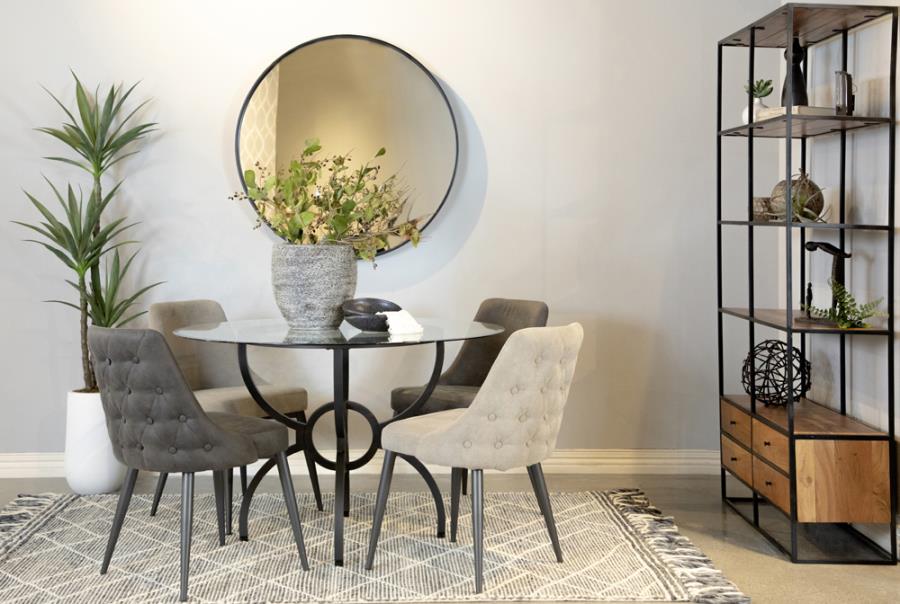 Base de comedor AVIANO con cristal D 1.22