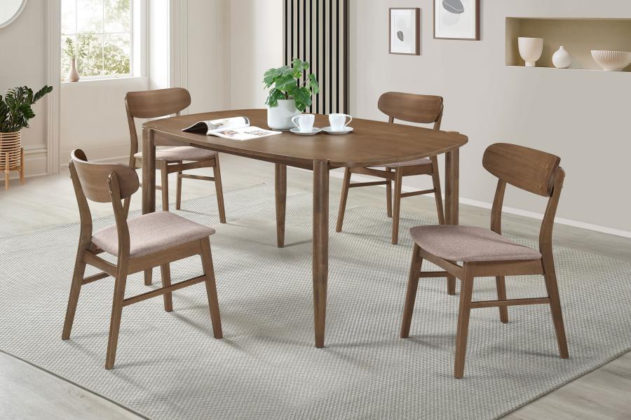Comedor 5pzs DORTCHEN: Mesa + 4 sillas