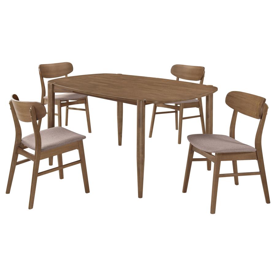 Comedor 5pzs DORTCHEN: Mesa + 4 sillas