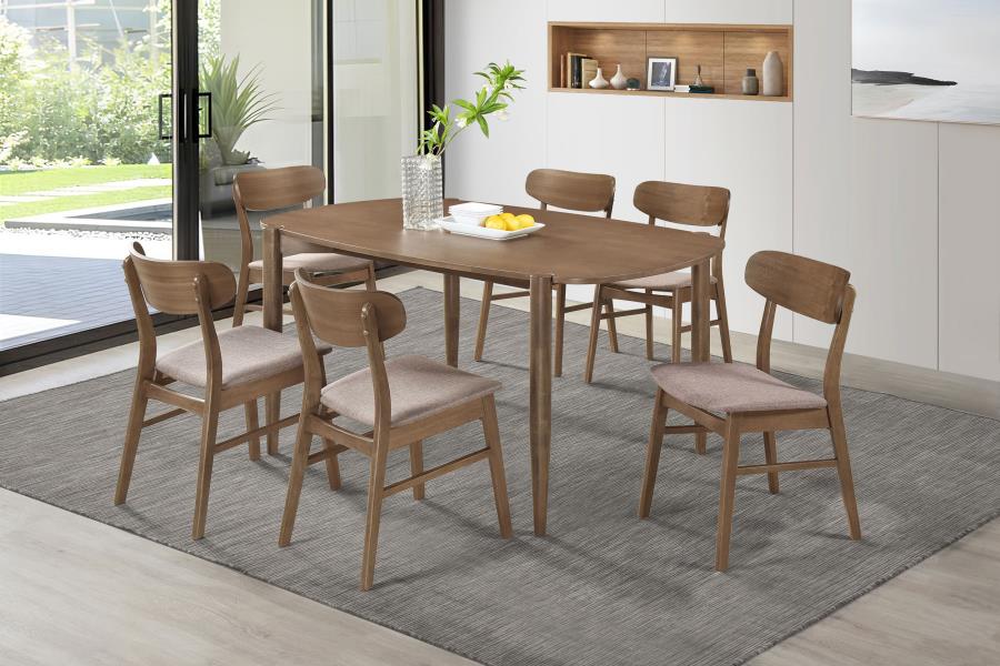 Comedor 7pzs DORTCHEN: Mesa + 6 sillas