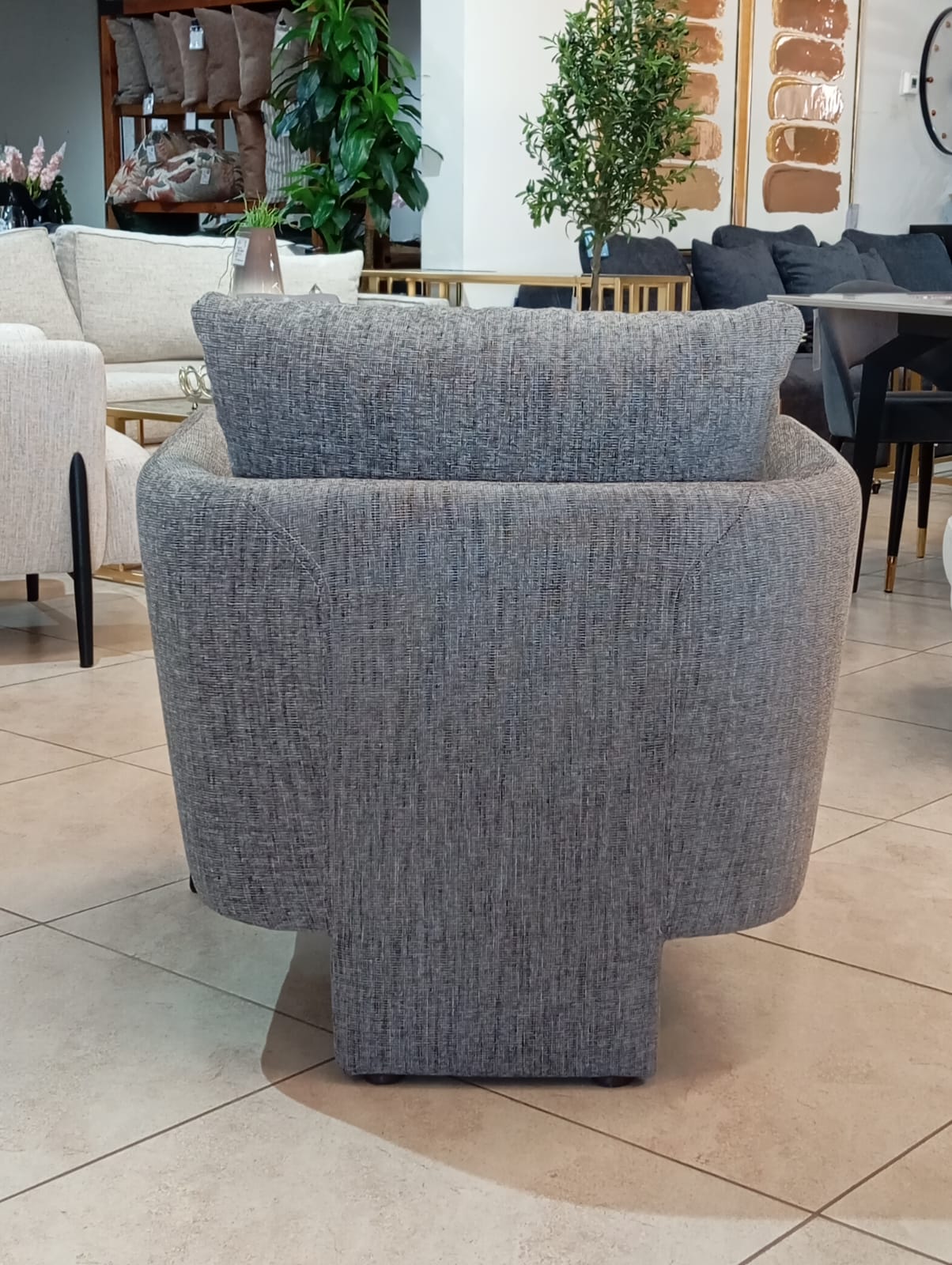 Sillón individual ZUKI / Dicosta Charcoal