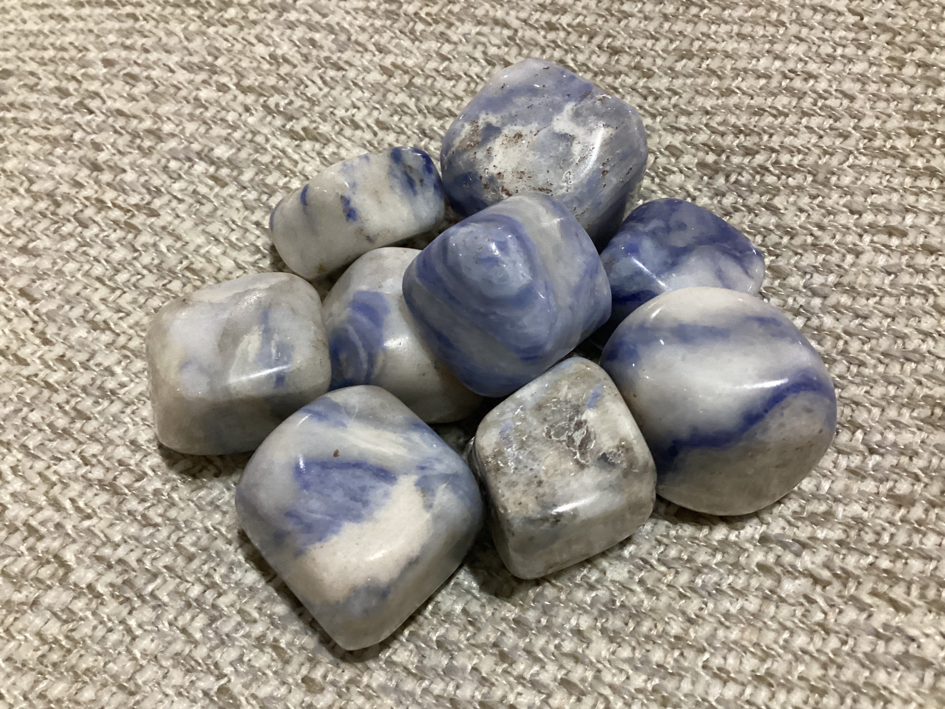 Afganita Rodada 1.5-3 cm, Mineral Raro de Colección .25 kg