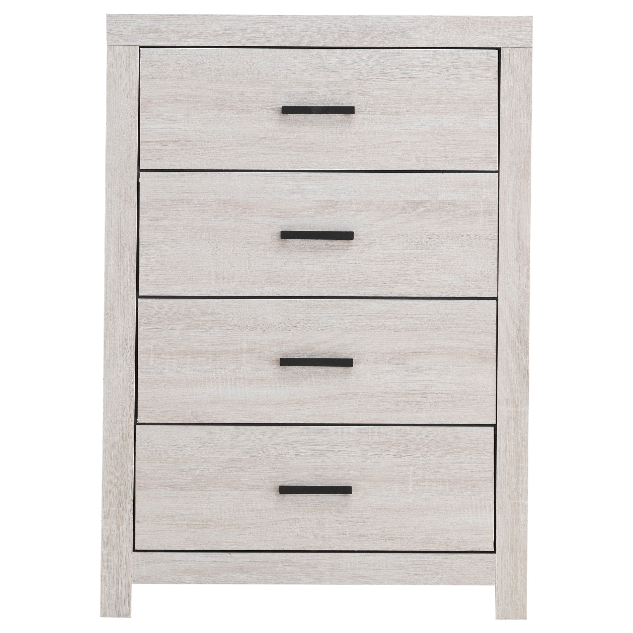 Chest Cajonero BRANTFORD 80x40x114cm, Blanco