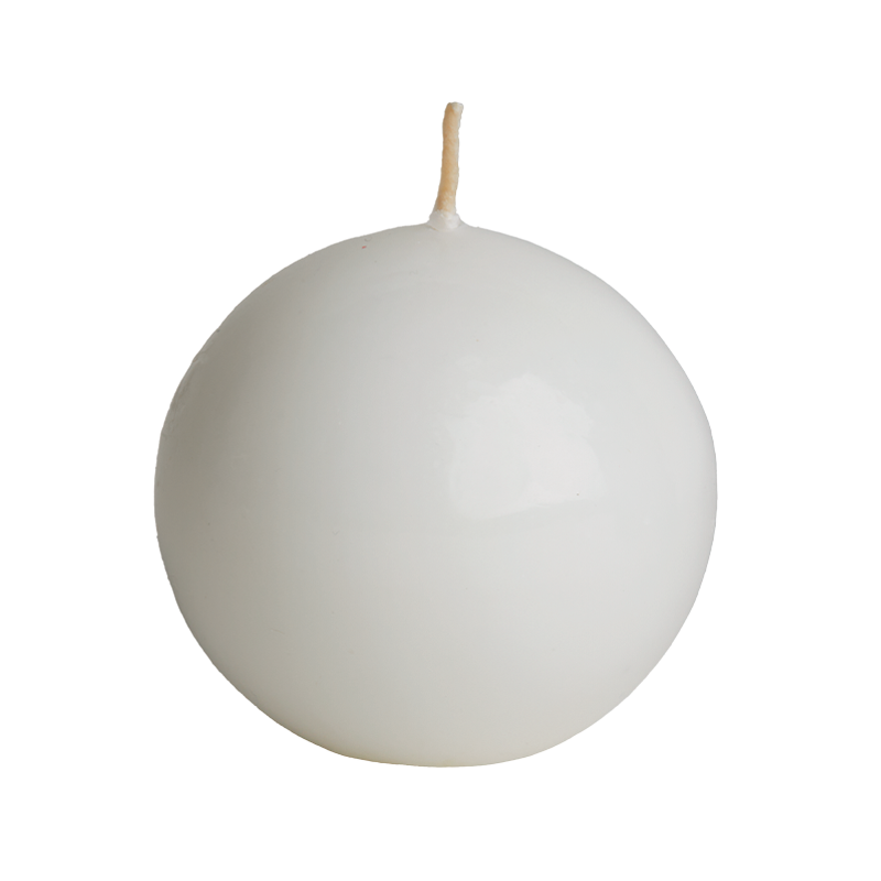 Vela Esfera 4 Blanca