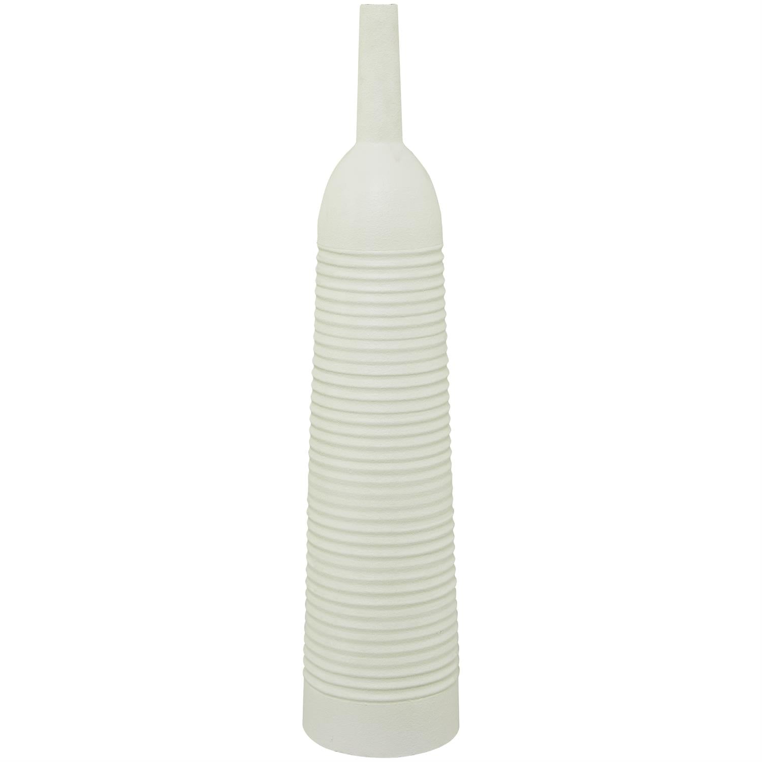 MTL FLOOR VASE 8"W, 36"H