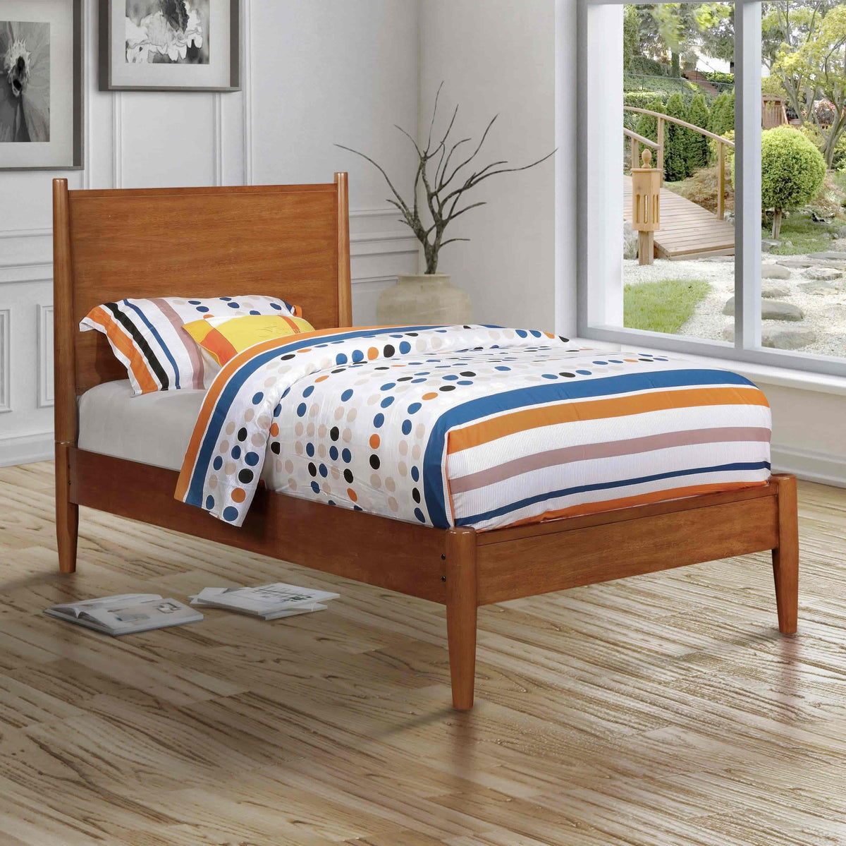 Cama LENNART Individual, Oak