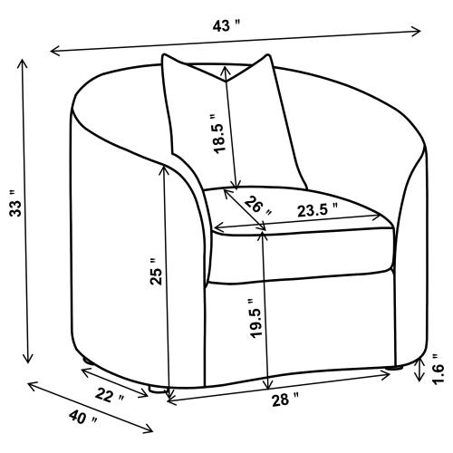 Sillón individual RAINN