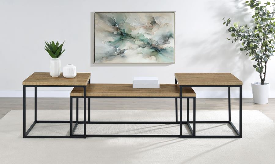 Mesa de centro 3pz STRADEN