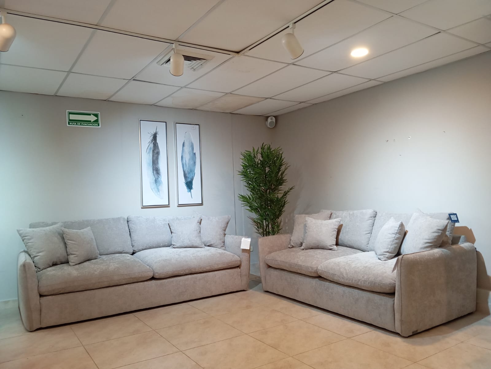 Loveseat PALMER Bonucci stone