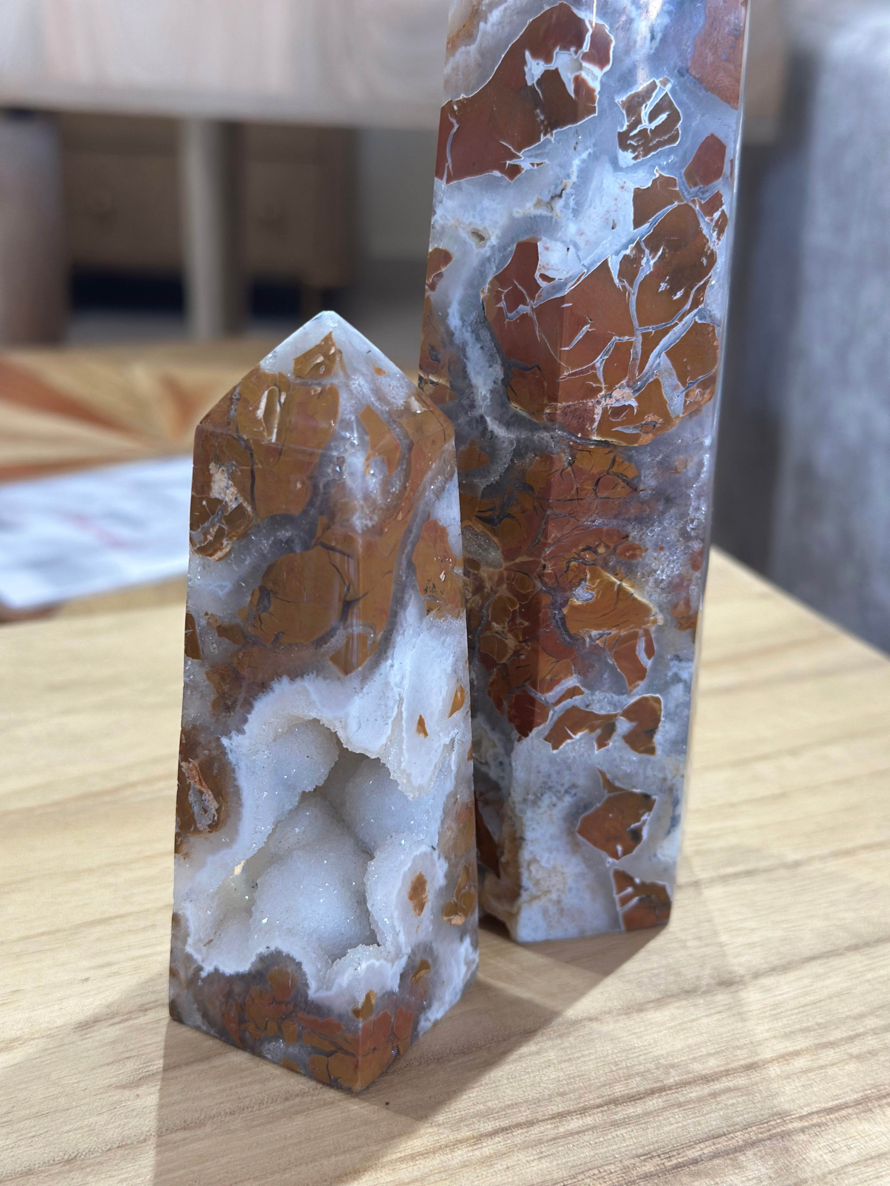 Jaspe brechado, Torres set de 2