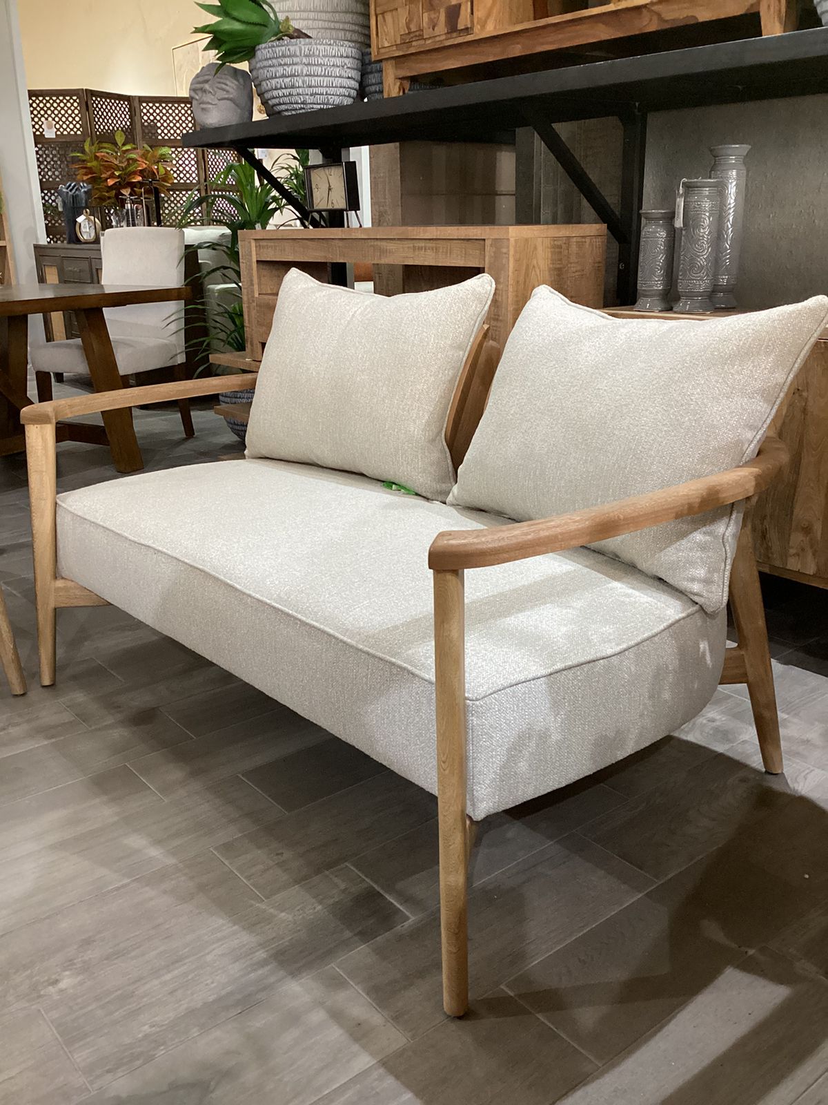 Loveseat BACALAR, t. zena porcelain