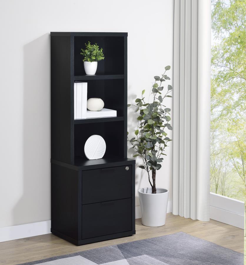 Librero WESTPARK,negro