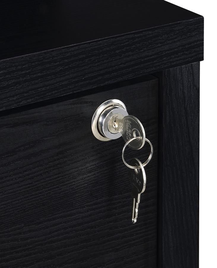 Librero WESTPARK,negro