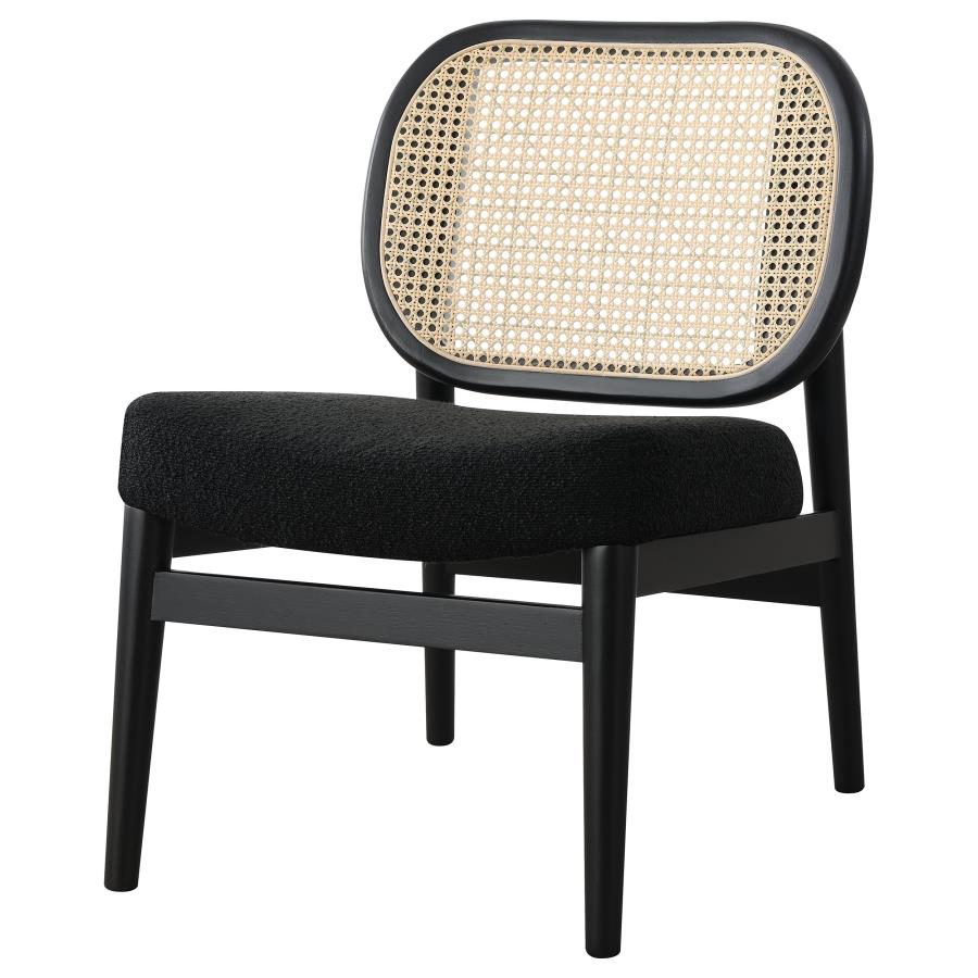 Sillón individual RAYO rattan negro