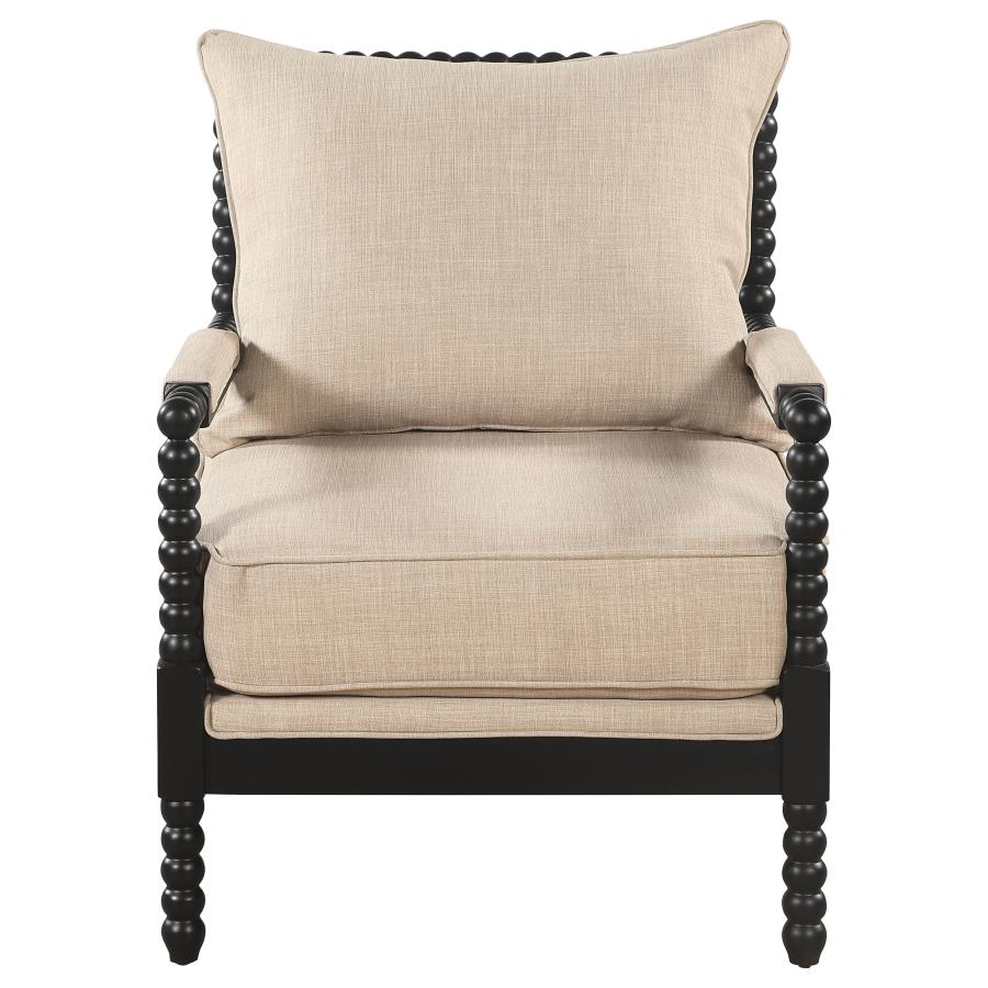 BLANCHETT sillón individual, beige/black