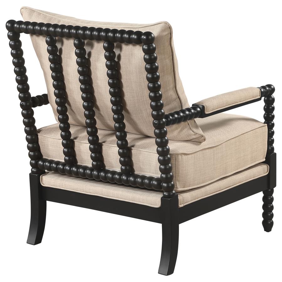 BLANCHETT sillón individual, beige/black