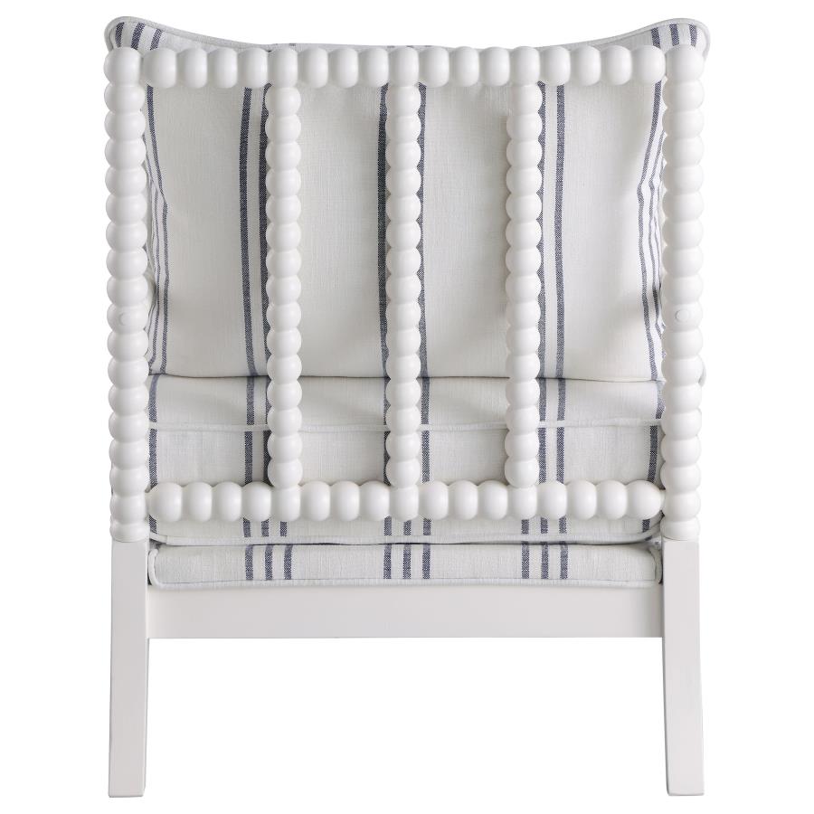 BLANCHETT sillón individual, white / navy blue
