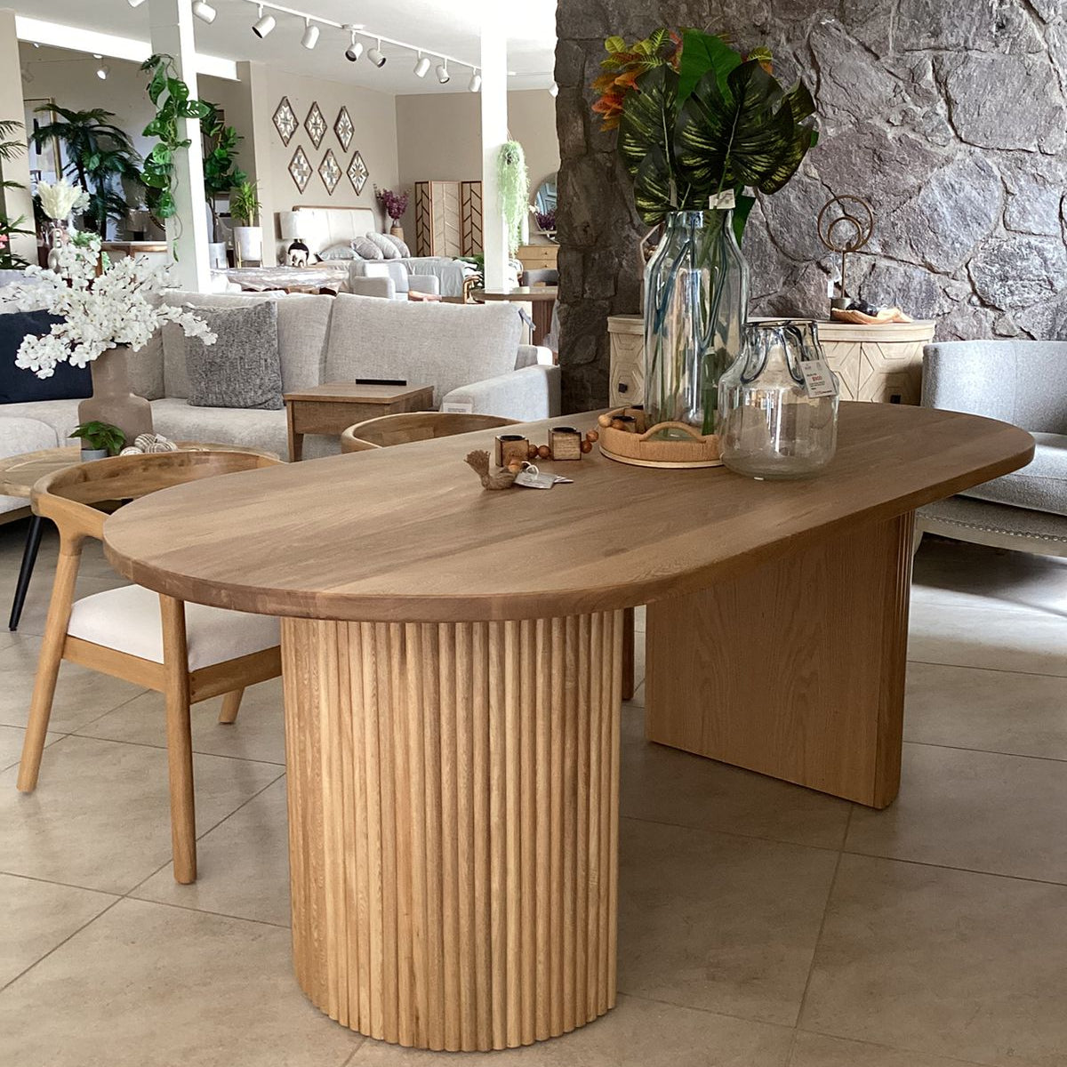 Mesa de Comedor FLORENCIA 200X100, rosa morado