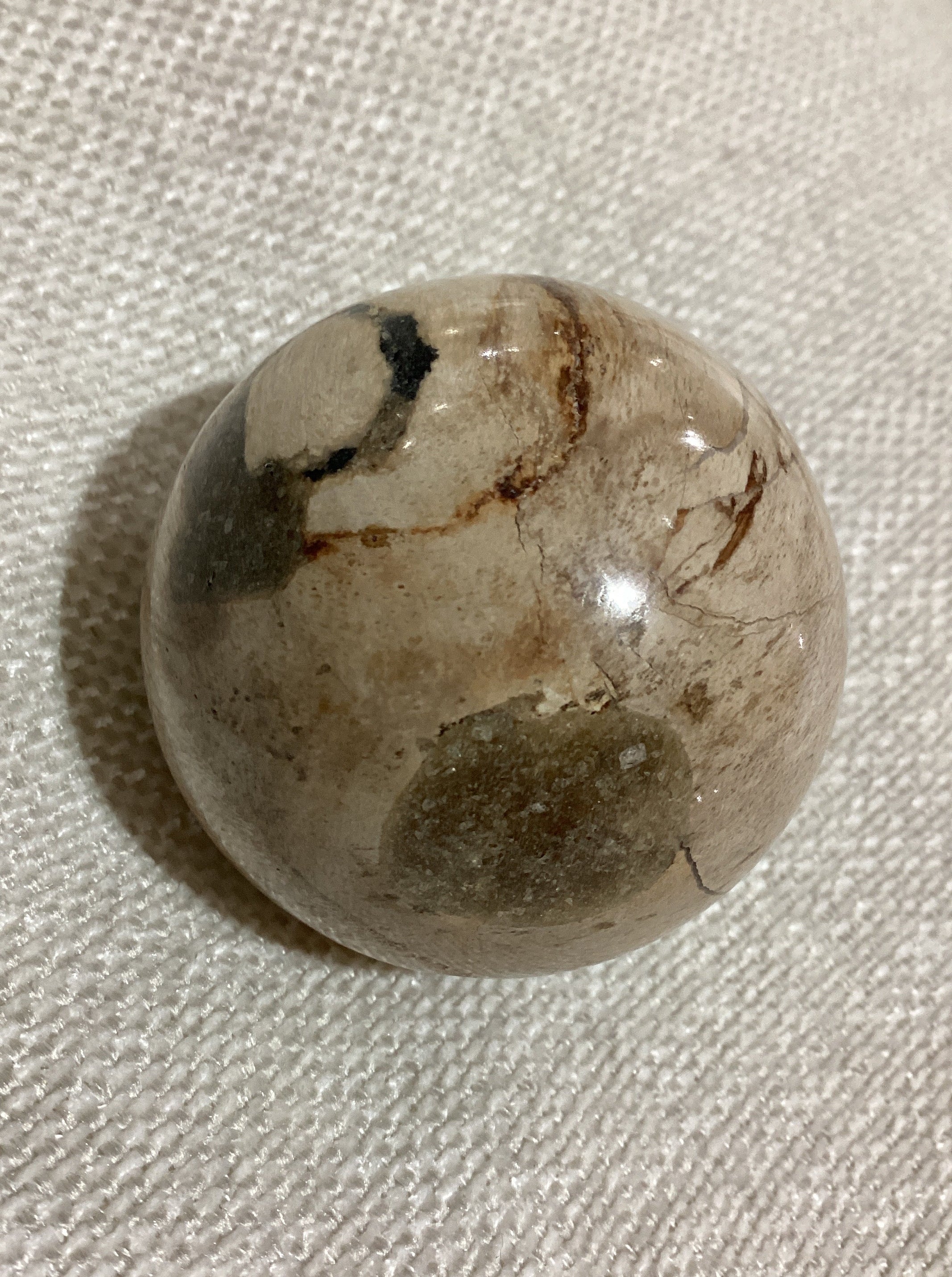 Esfera de Madera Petrificada 2- 2.5"