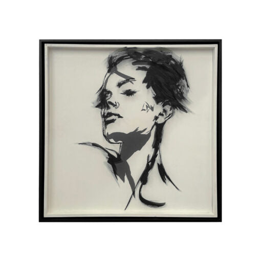 CUADRO DARCY 120X120X06 M NEGRO /OF WHITE TU