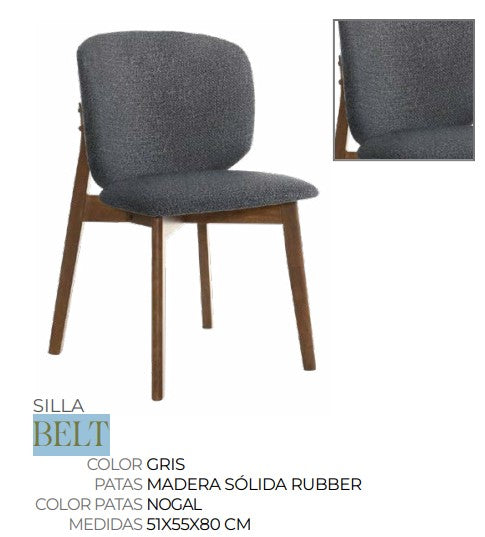 Silla BELT, Gris