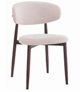 Silla ANTALAYA, greyge patas metal madera