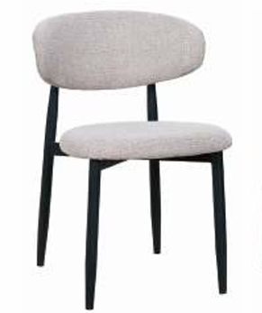 Silla ANTALAYA, gris patas negras