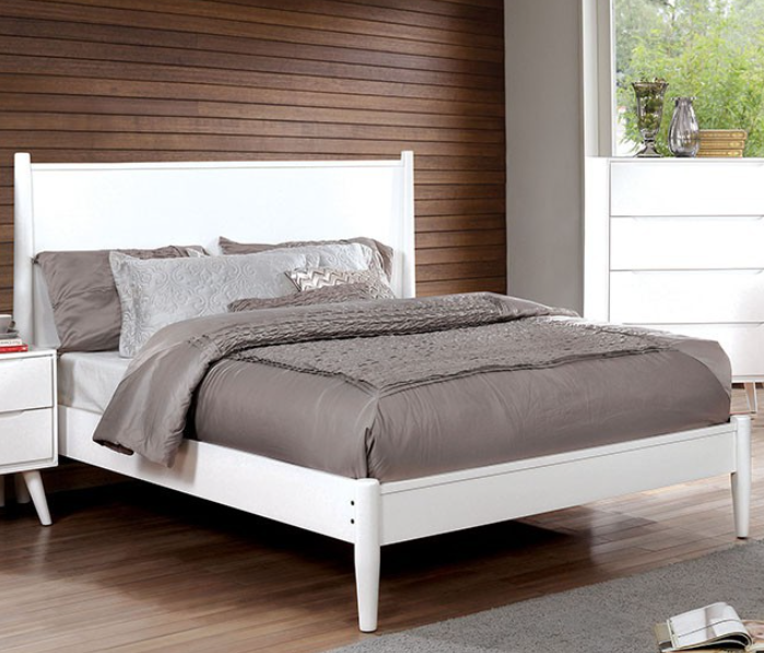 Cama LENNART Matrimonial, White