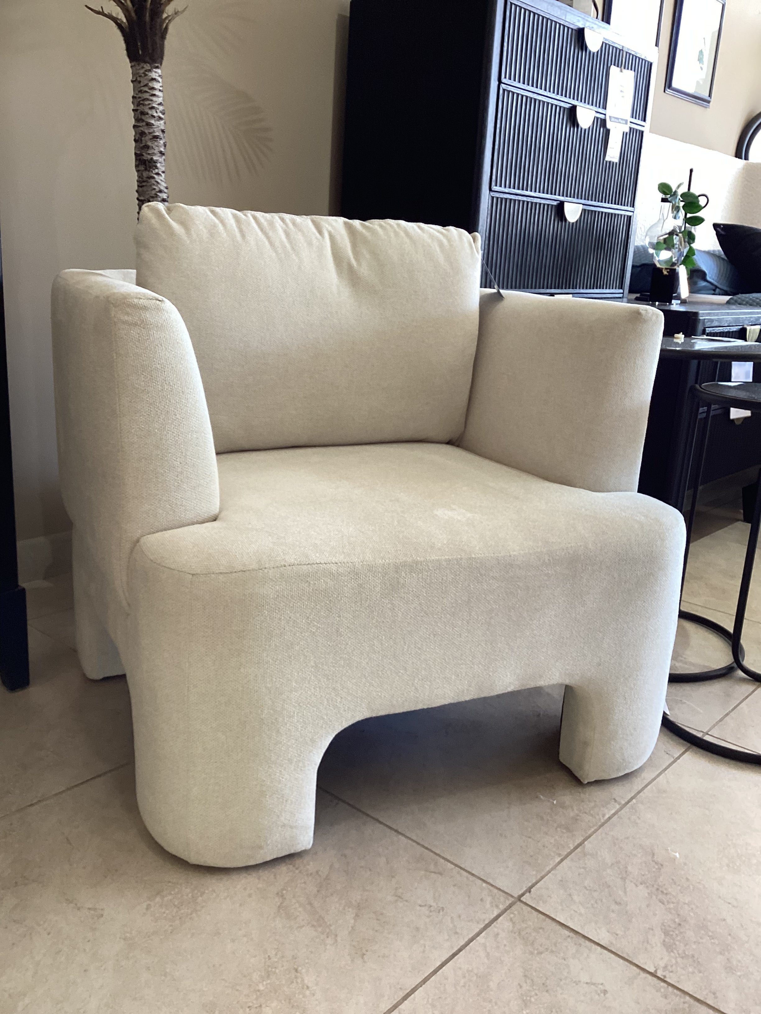 Sillón individual BIGI Calixto Beige
