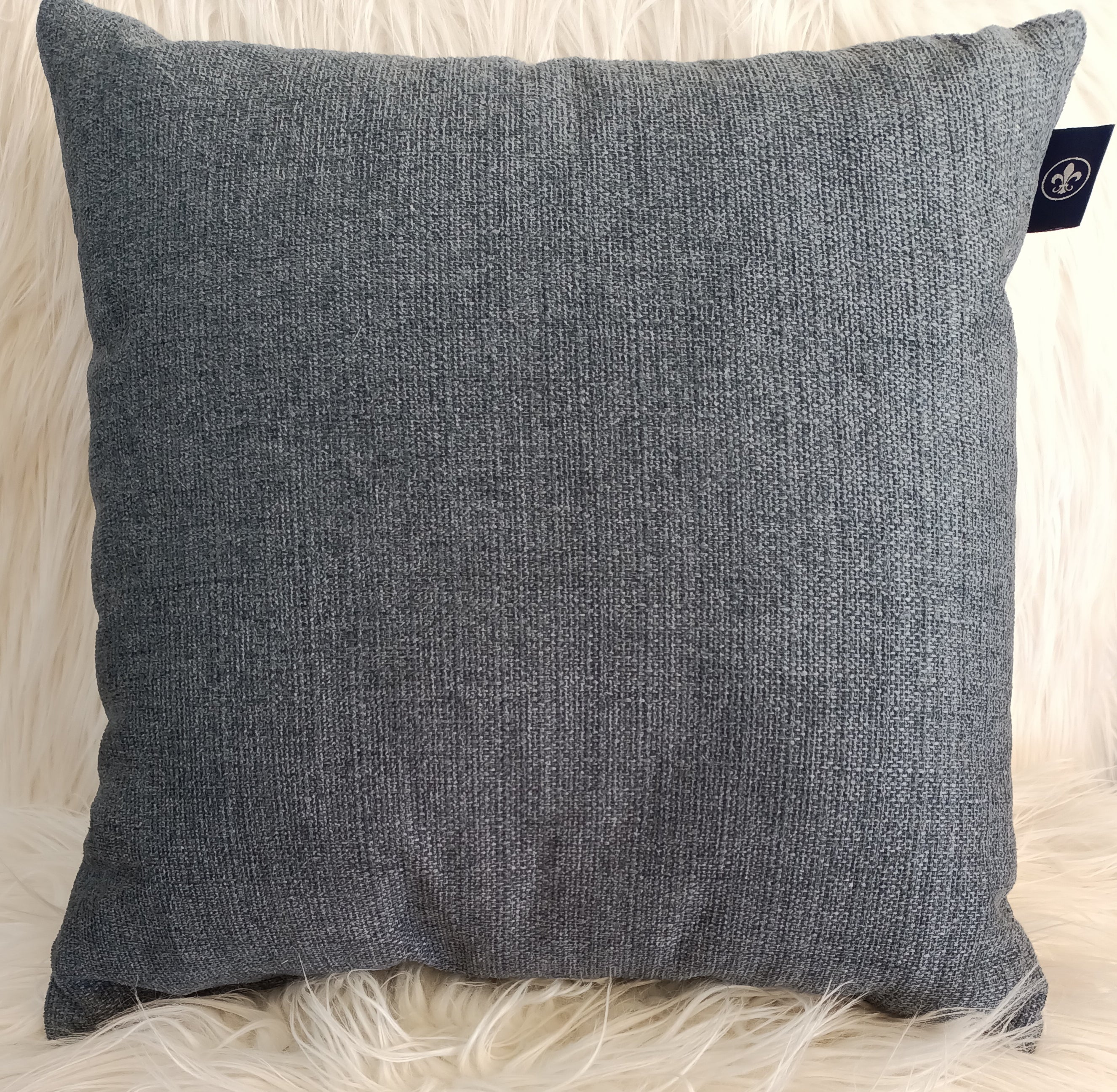 Cojín 43x43cm Penelope Steel