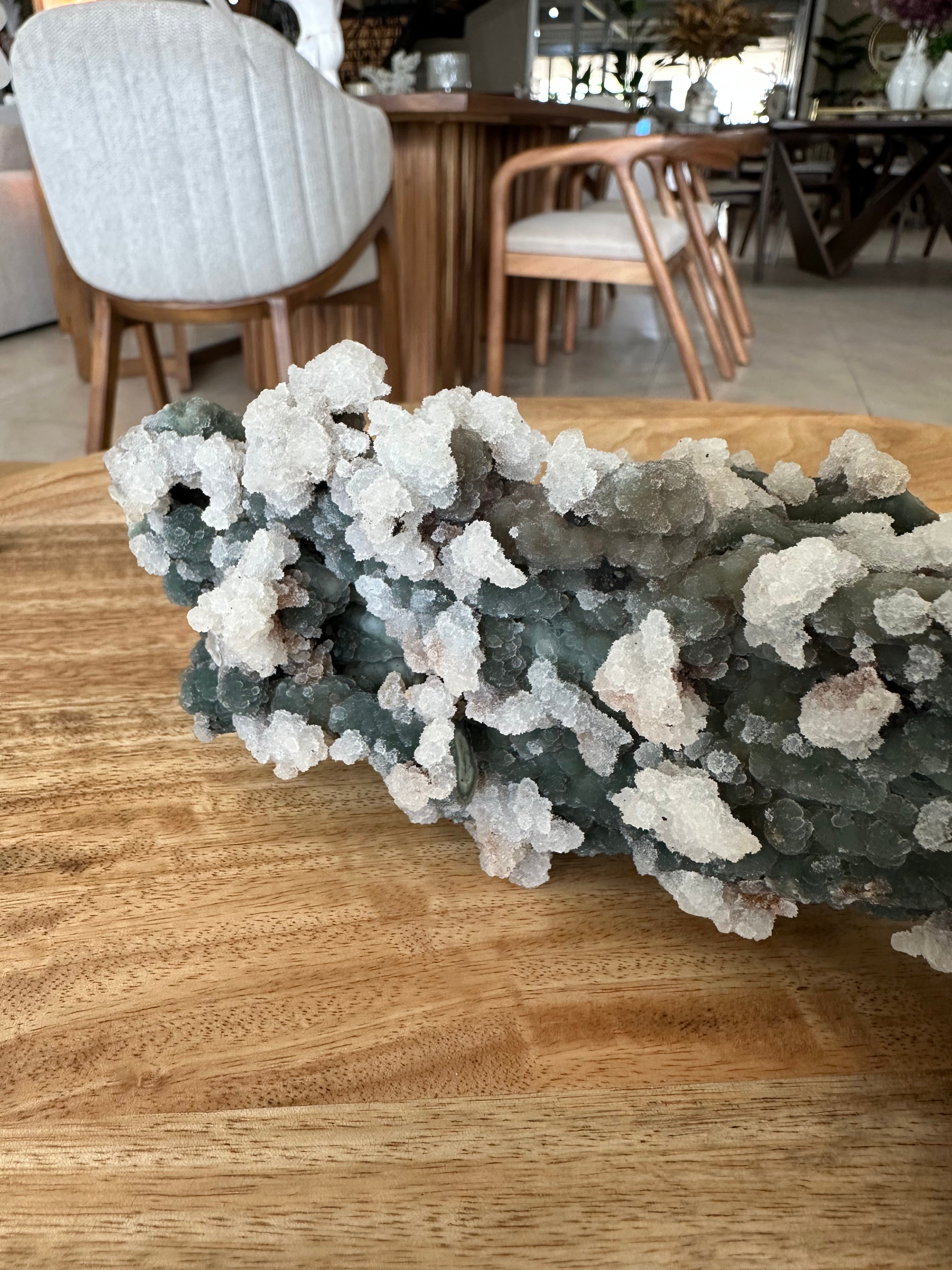 Coral Fósil con Calcedonia 1.72 kg E. #3, Único de Colección