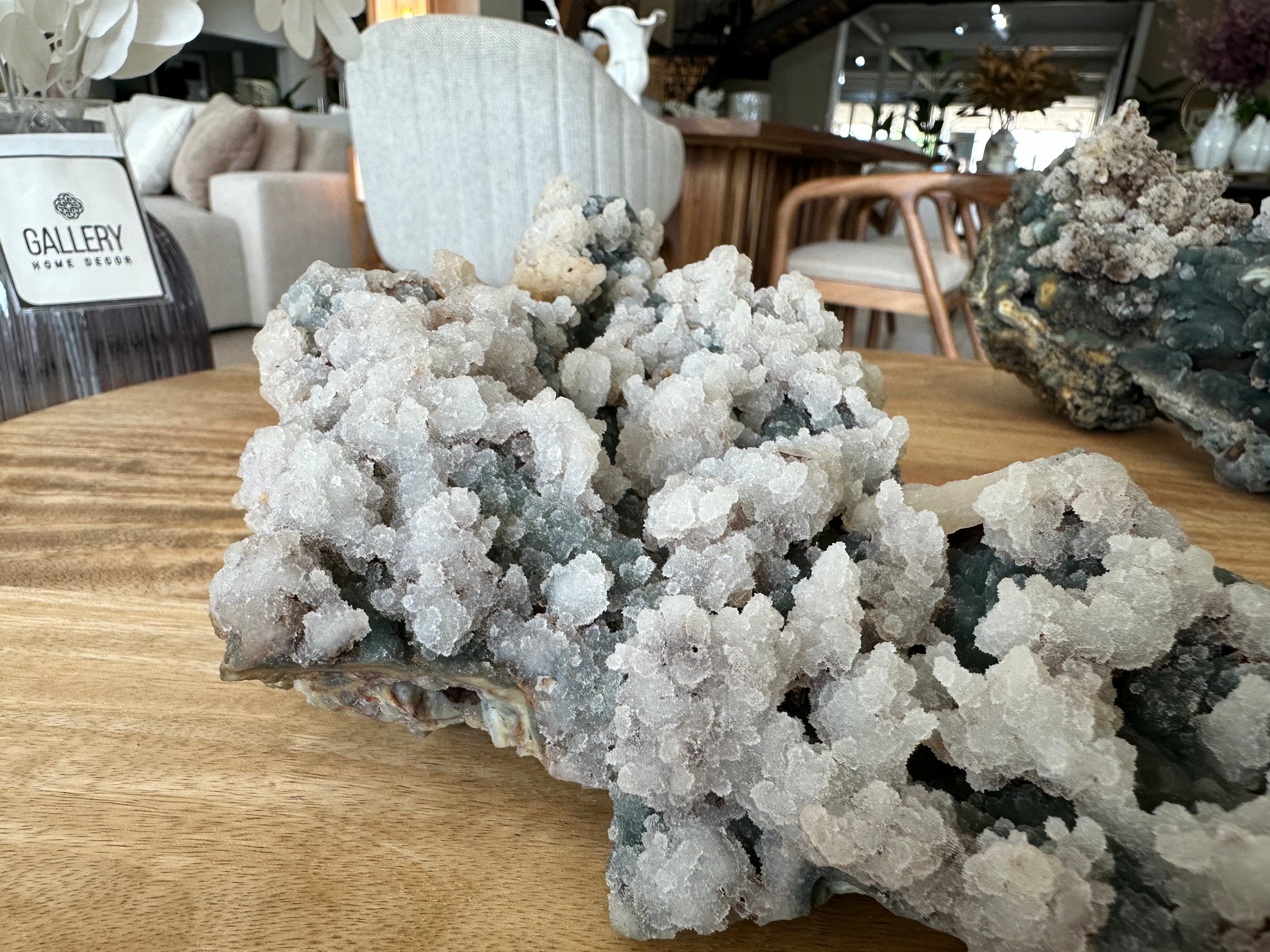 Coral Fósil con Calcedonia 881g  E. #2, Único de Colección
