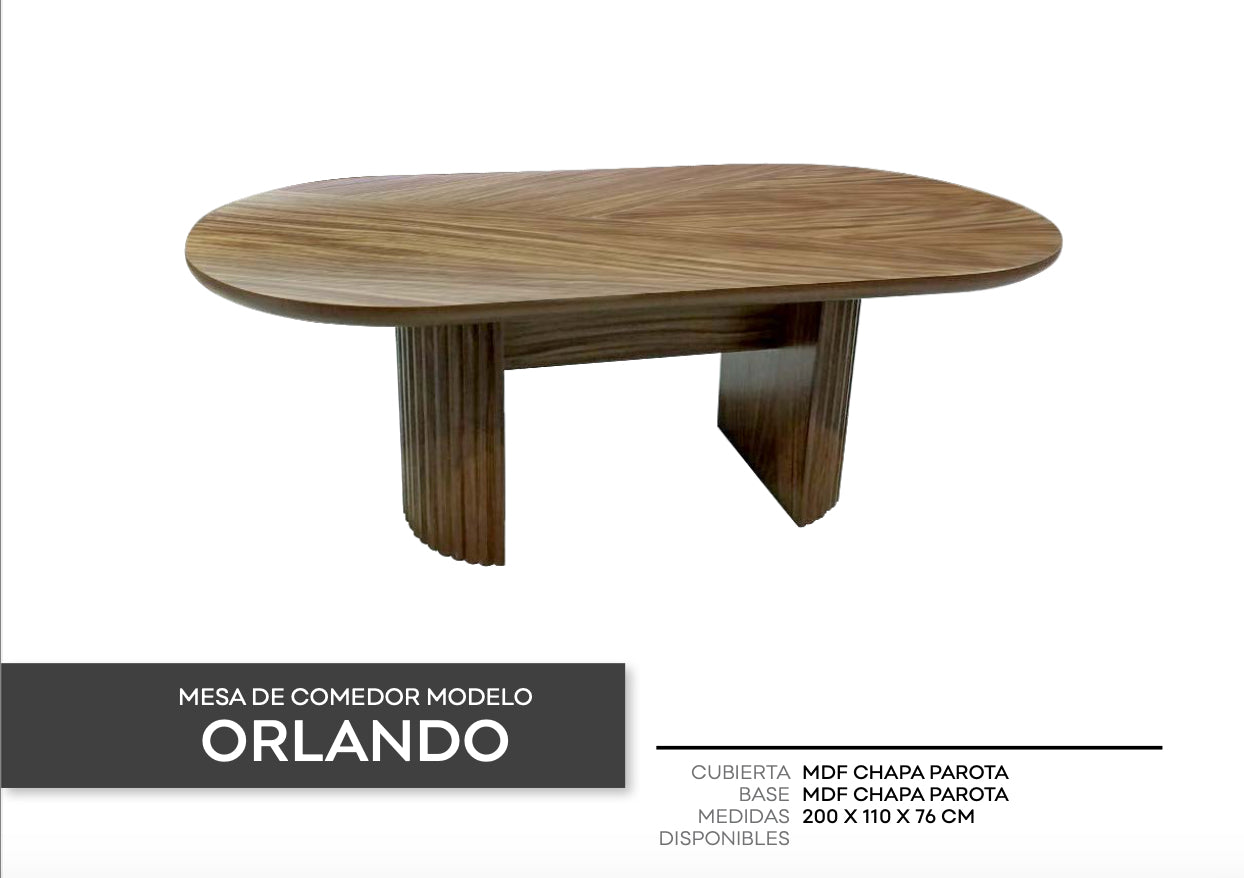 Mesa de comedor ORLANDO 180x110cm