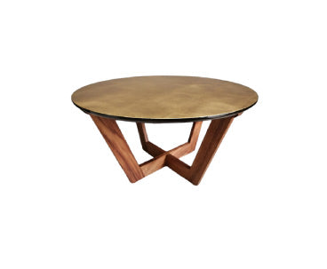Mesa de centro VICTORIA, 80D Parota