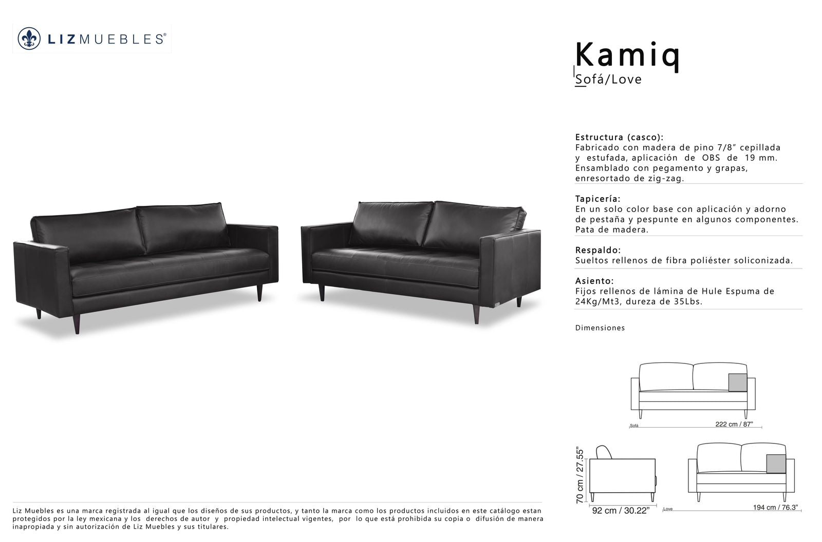 KAMIQ SOFA Dicosta Linen