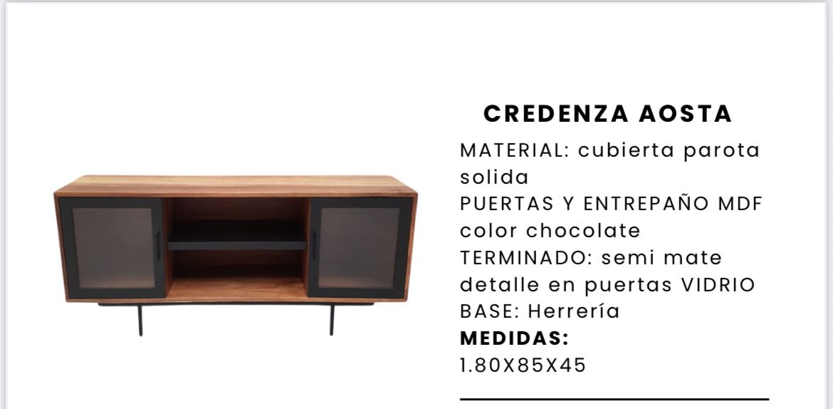 Credenza AOSTA