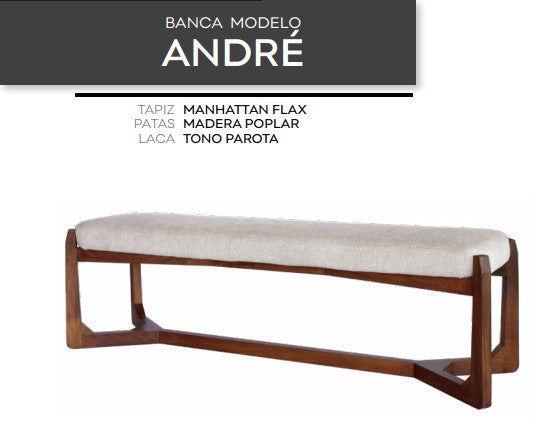 Banca ANDRE/ Manhattan Flax