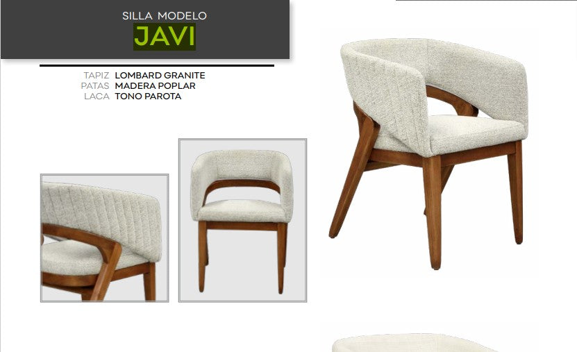 Silla JAVI/ Lombard Granite