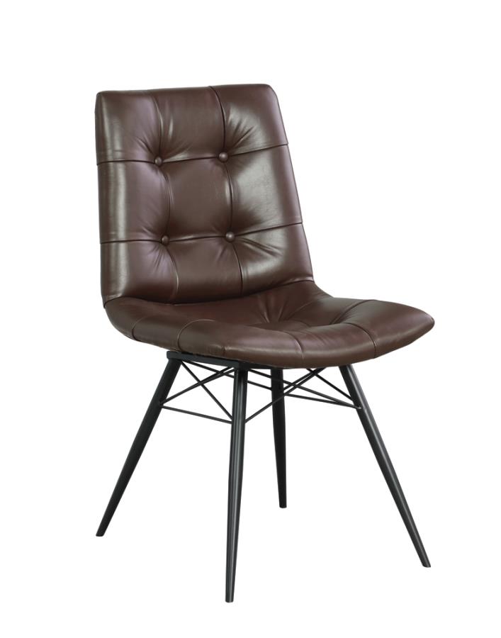 HUTCHINSON Silla lateral, Café