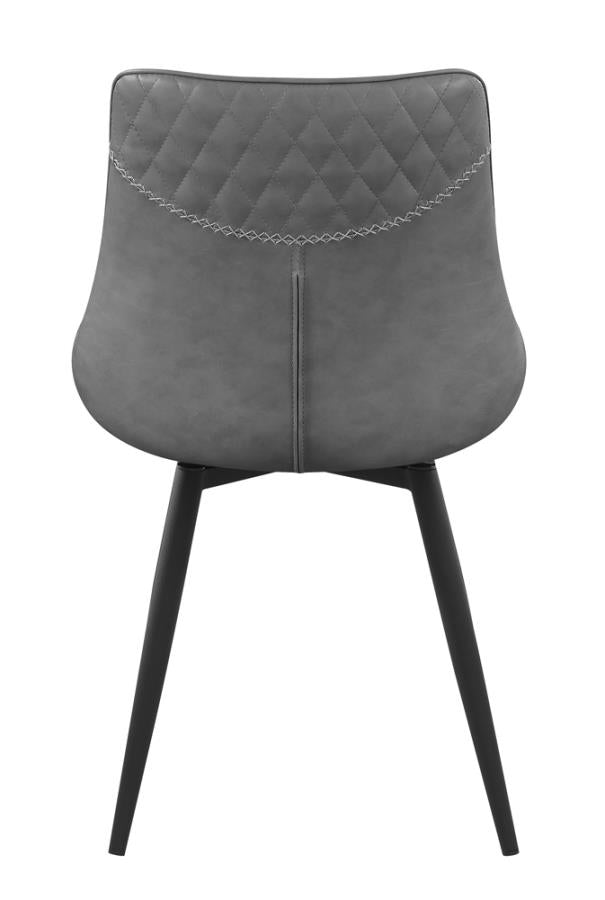 BRASSIE Silla lateral swivel, Gris