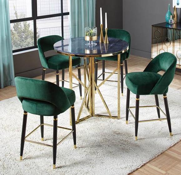 Banco BLACK-GOLD 24", verde