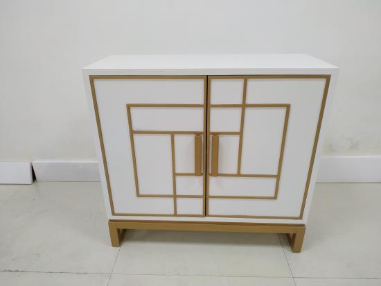 GABINETE DECORATIVO BLANCO/GOLD