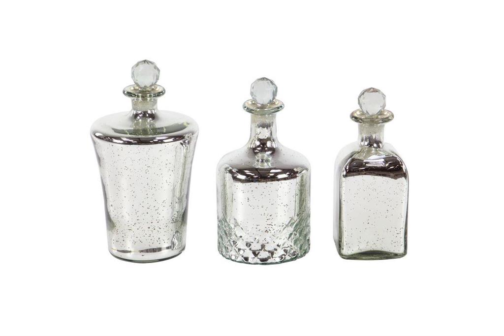 DECORATIVE JAR SILVER C/U A/B/C