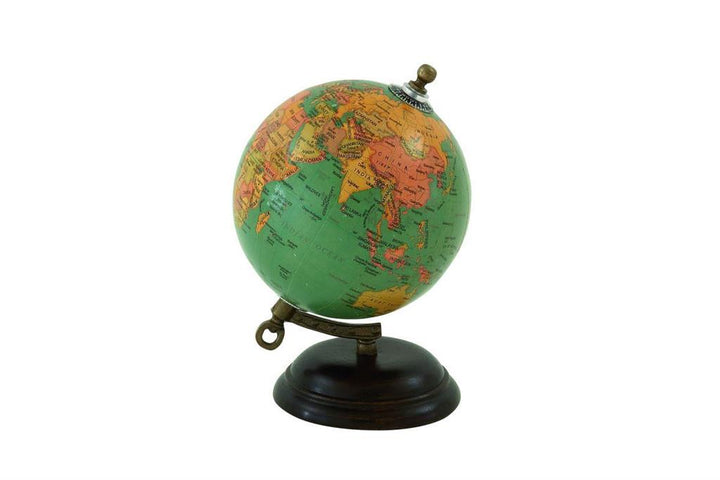 Green Metal Globe, 5