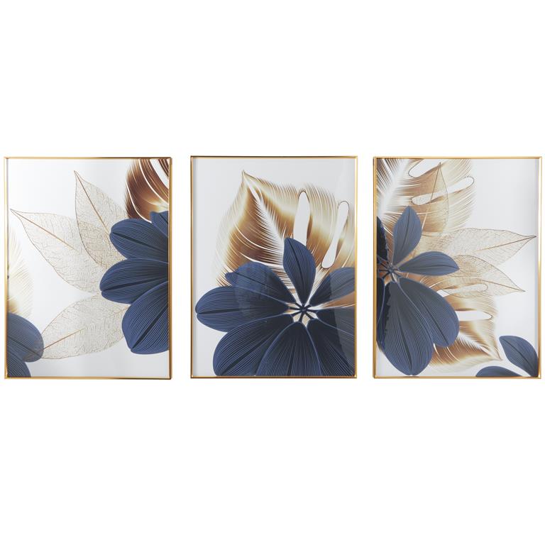 Blue Porcelain Floral Lily