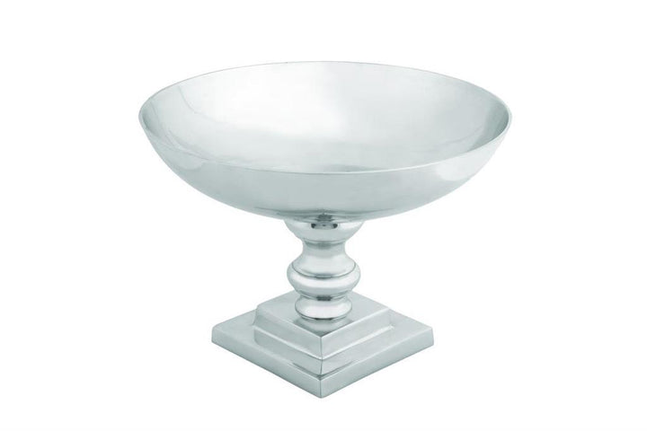 Silver Aluminum Decorative Bowl, 15
