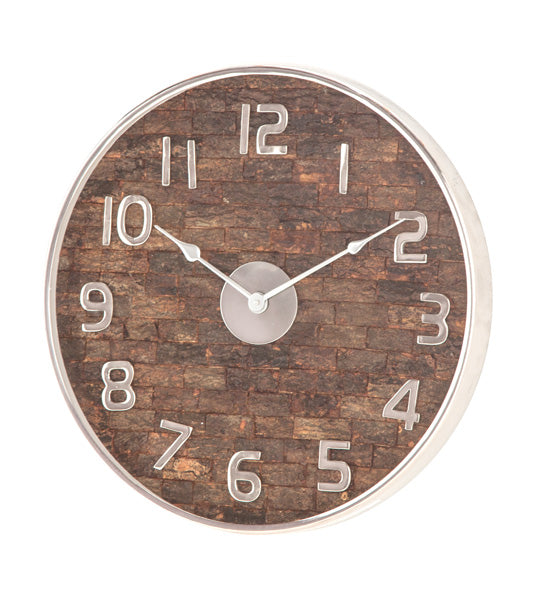 MTL WD WALL CLOCK 18"W, 18"H