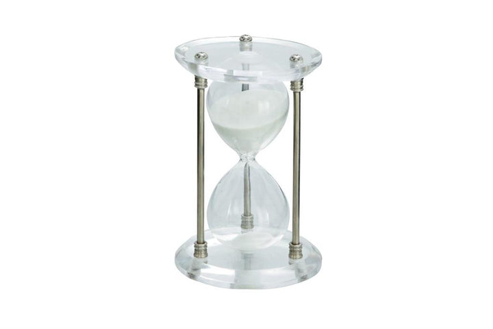 Silver Metal Timer with Acrylic Base, 4
